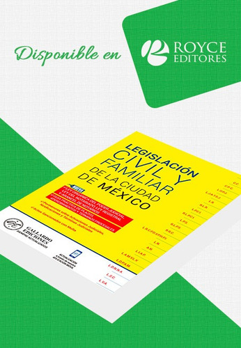 Legislación Civil Y Familiar De La Ciudad De México 2019