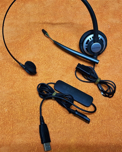 Mono Diadema Plantronics Encorepro Hw710 Profesional Usb (Usado)