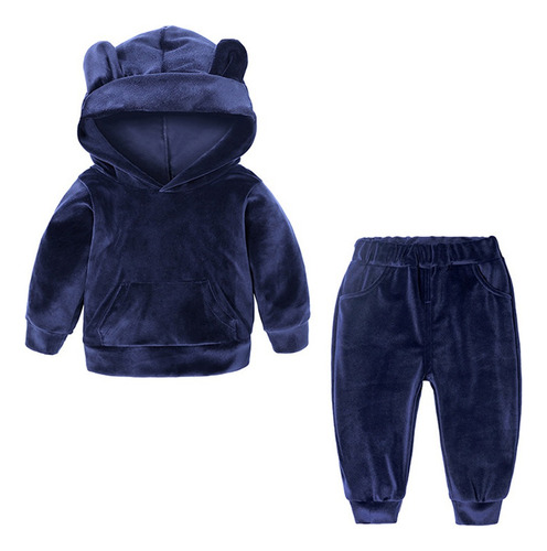Conjunto De Sudadera Con Capucha Y Pantalones Para Bebés, Ni