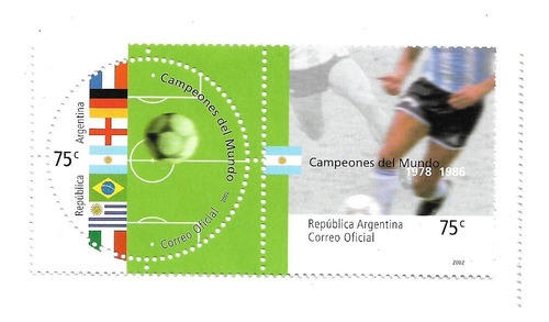 Argentina Mint 2002 Campeones Mundiales Serie 3195/6 Gj   