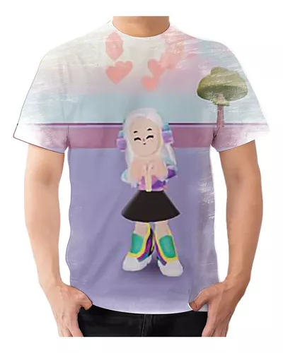 Blusa feminina baby look camiseta roblox turma personagens