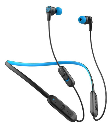 Auriculares Inalambricos Bluetooth Gamer Jlab Jbuds + Aux Color Azul