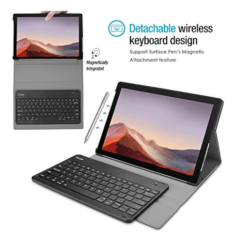 Funda Con Teclado Procase Para Surface Pro 7 (2019) / Pro 6 