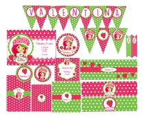 Comprar Kit Imprimible Frutillitas Solo Textos Editables
