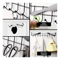 Comprar Pack4 Colgador Para Instalar En Puertas Y+regalo Agendita