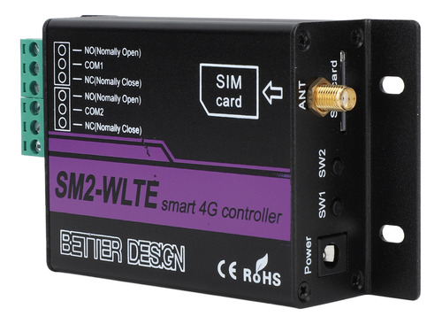 Controlador De Alarma Sms 4g Gate Opener Sm2 Wlte Ea De 2 Ca