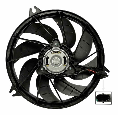 Eletroventilador Ventoinha Peugeot 206 1999 2000 2001 C/ar