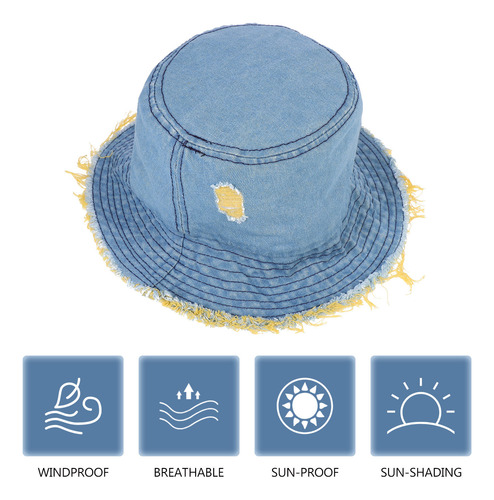 Sombrero De Pescador Cómodo, Decorativo, Con Sombrilla, 1 Un