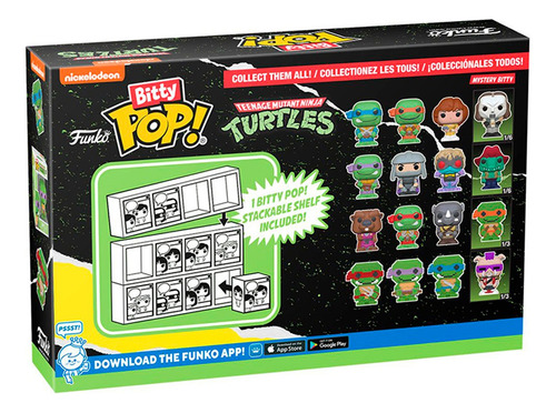 Funko Bitty Pop! Tmnt Tortugas Ninja - Donatello 4 Pack