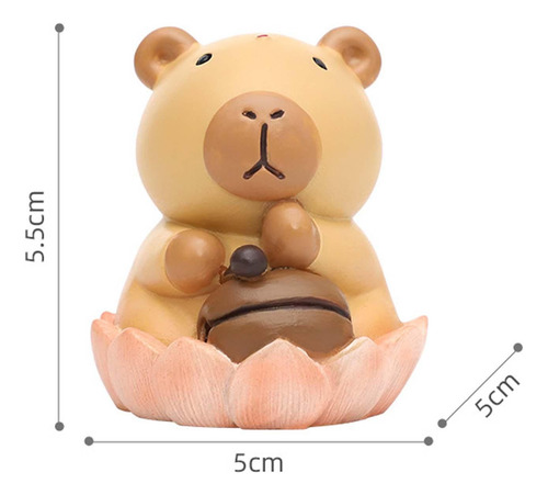 3 Mini Figura Estátua Fofa De Estilo A