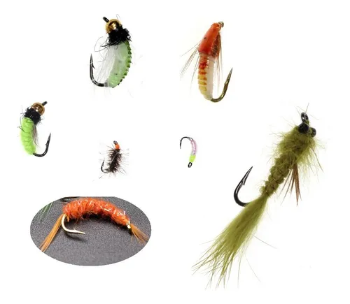 Set 7 Moscas De Pesca Fly Fishing Letales Rio