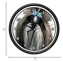 Comprar Signmission Shih Tzu Wall Clock Dog Doggie Pet Raza Regalo