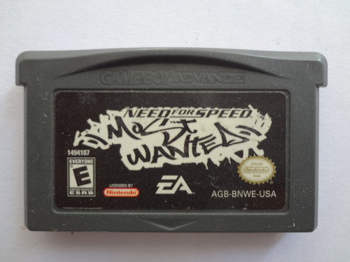 Need For Speed Most Wanted Gameboy Advance Gba