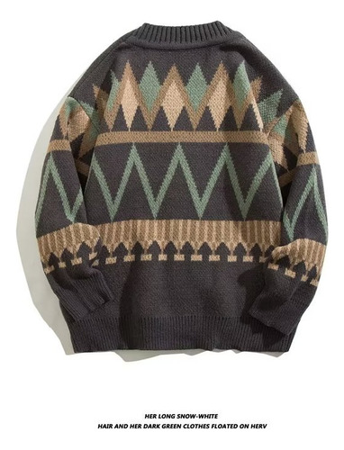 Cárdigan De Punto Con Frente Abierto Para Hombre, Estilo Per