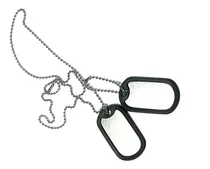 Comprar Chapa Identificatoria Militar X 2 Con Cadena Y Silenciadores
