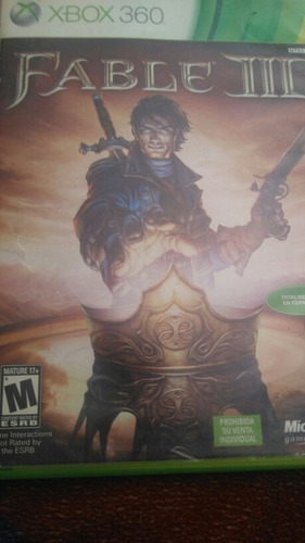 Fable 3. (xbox 360)
