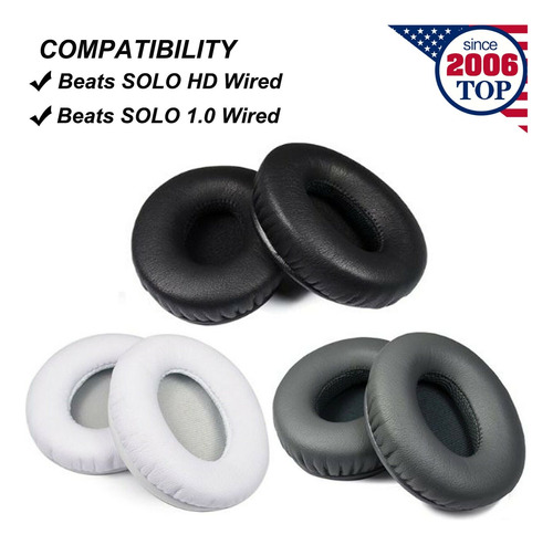 Replacement Ear Pads For Monster Beats By Dr Dre Solo Hd Aab