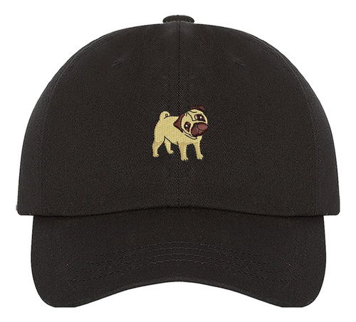 Prfcto Lifestyle Pug Dad Hat -gorra De Béisbol Negra- Unisex