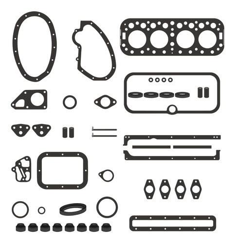 Juntas De Motor - Peugeot 403 - 1600cc - Con Retenes