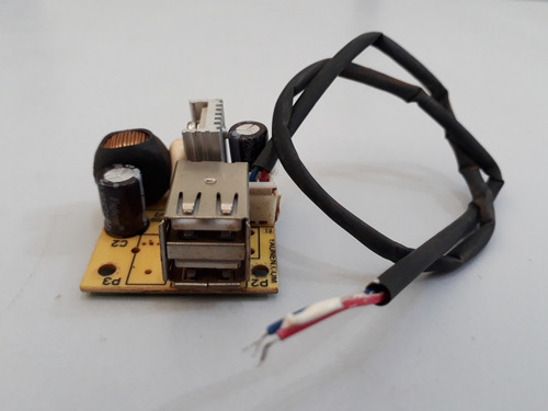 Fonte Usb 5v Entrada 10v - 30v E Saida 5,2v
