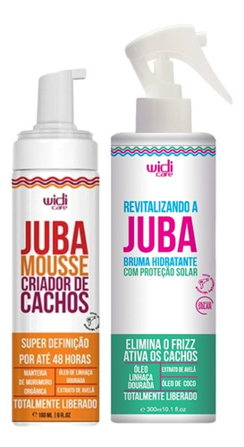 Kit Widi Care Juba Mousse + Revitalizando Bruma Hidratante