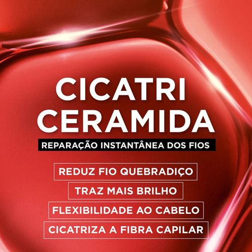 Kit 3 Uni Cicatri Renov Leave-in 50ml Loréal Paris Elseve