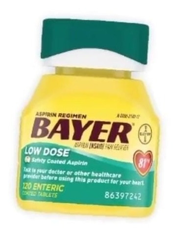 Bayer Dosis Baja 81mg Con Recubrimi - Unidad a $550