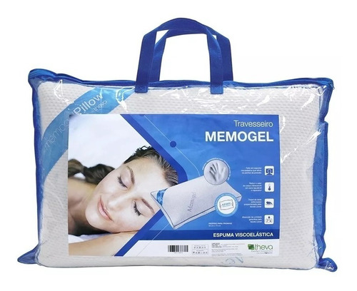 Imagem 1 de 2 de Travesseiro Memogel Pillow Theva 50x70cm