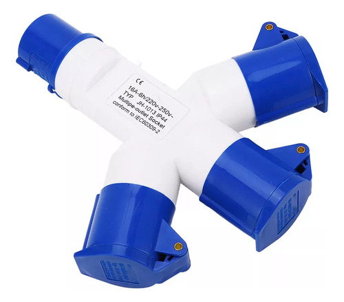 Conector Plugue Industrial: Soquete De 1 Entrada, 3 Saídas!