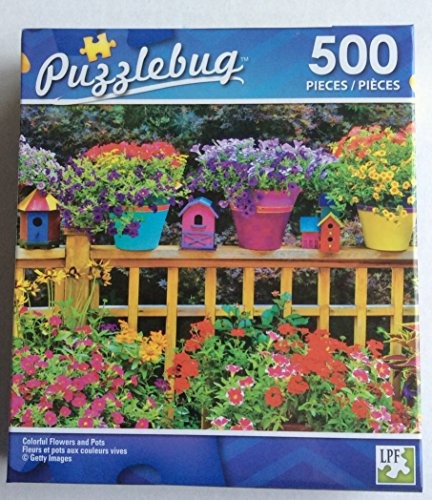 Puzzlebug 500 Piezas Flores Y Macetas
