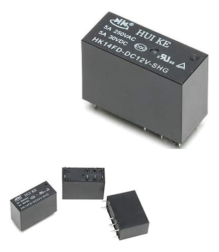  Rele Relay Doble Contacto  Hk14fd-dc12v 12 Voltios 8 Pin 