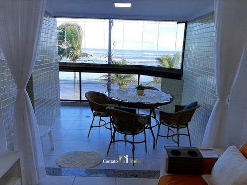 Imagem 4 de 13 de Apartamento Mobiliado De Frente Mar Venda Mongaguá - Ap0251-1