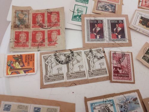 Lote Antiguas Estampillas Argentina Variadas Ver Leer Lote E (Usado)