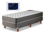Sommier y Colchón Piero Foam de 1 1/2 Plaza con Espuma y Almohada Smart