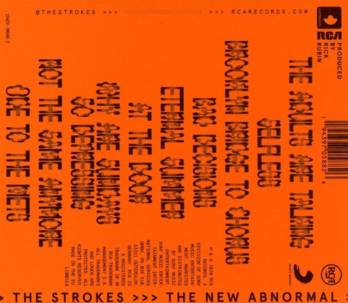 Imagen 2 de 4 de Cd The Strokes The New Abnormal