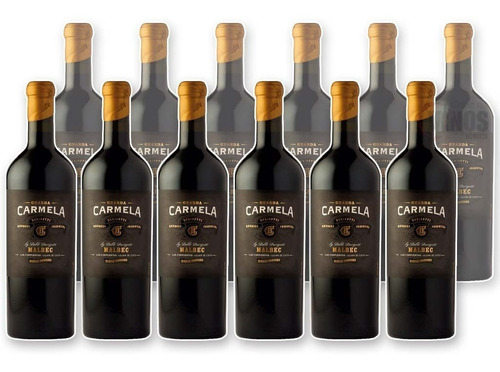 Vino Carmela Durigutti Guarda Malbec Pack X12 Unidades