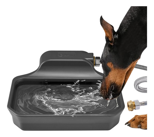 Dispensador Automático De Agua Para Perros Marca Xyz Modelo Gris