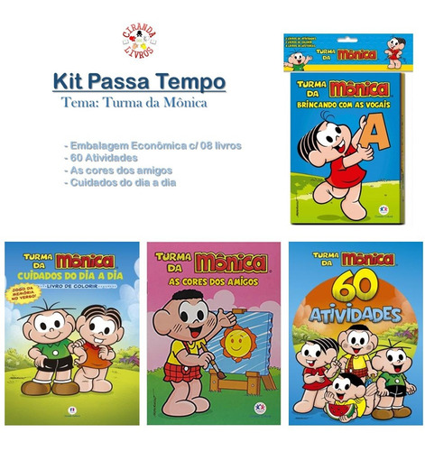 Kit Passa Tempo - Turma Da Mônica
