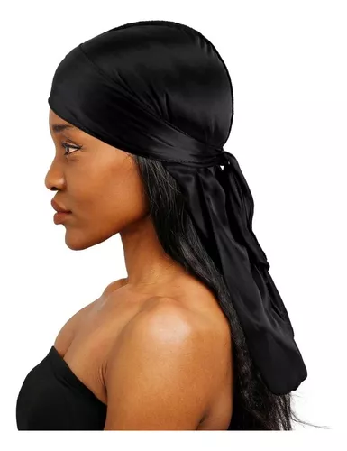 Durag Preta - Silky (Exclusiva Para Waves) - 360 Waves Brasil