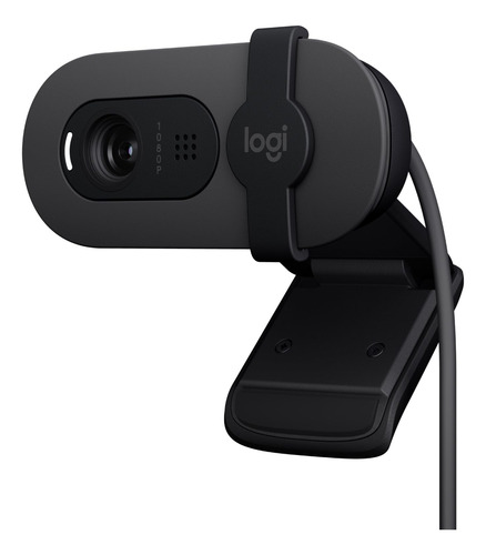 Logitech Brio 100, Cámara Web Full Hd Para Reuniones Y