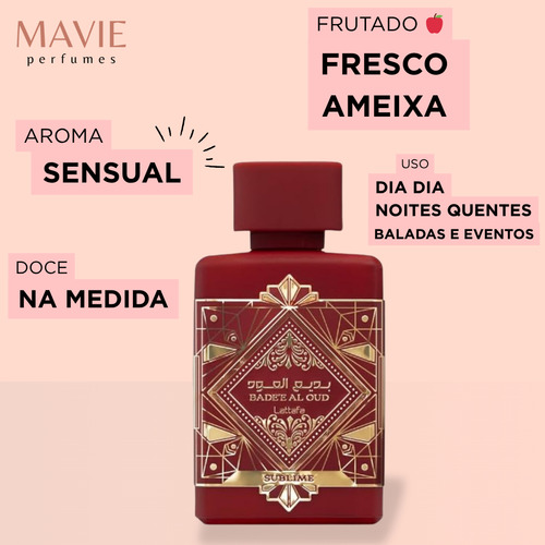 Perfume Badee Al Oud Sublime Lataffa 100ml Eau De Parfum Original Com Selo