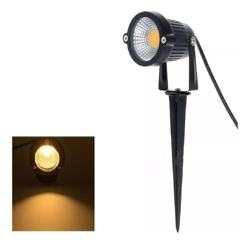 Lampara Led Estaca 7w Para Jardín Luz Cálida 3000k Ip65 