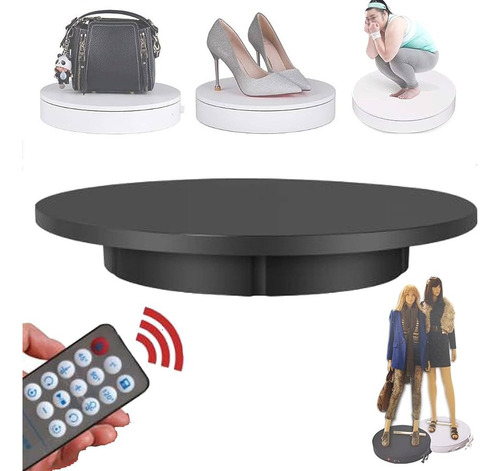 Base Rotativa 360 Con Control Remoto Soporte Exhibicion Gira