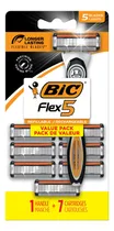 Comprar Razors Bic Flex 5 Recargable Para Hombre, Con 1 Mango Y 7 Ca