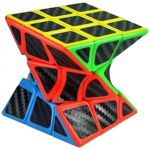 Cubo Rubik 3x3 Twist  Carbono Cube 3x3 Torcido