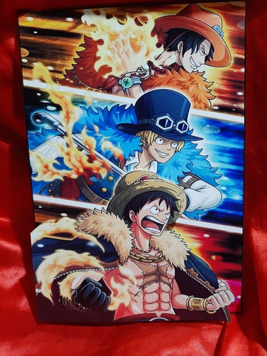 Cuadros De Madera  3d One Piece 1