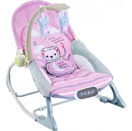 Silla Mecedora Bebe Plegable Con Música Y Vibración 18 Kg