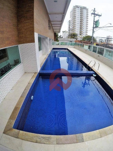 Imagem 4 de 17 de Apartamento Com 3 Dormitórios À Venda, 101 M² Por R$ 505.208,66 - Vila Guilhermina - Praia Grande/sp - Ap2767