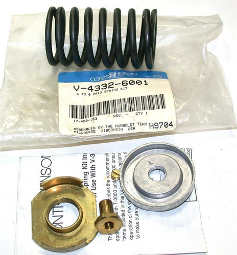 Up To 8 New Johnson Controls Spring Kit For V-3000 Valve A