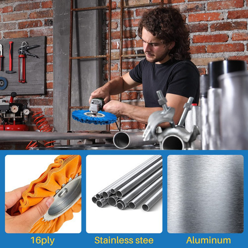 - Kit De Pulido De Ruedas De Aluminio Con Rueda De Pulido